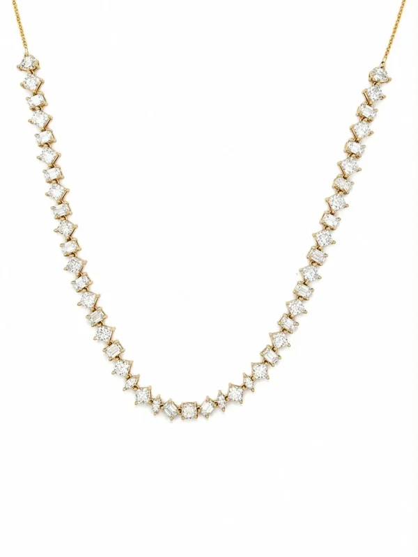 Lab Diamond Riviera Necklace