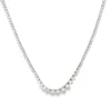 Graduated Diamond Tennis Necklace