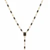 Gemstone Y Necklace