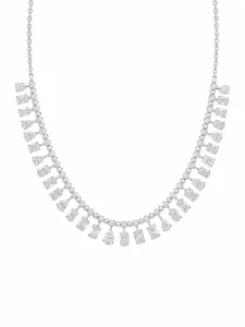 Multi Shape Fringe Necklace