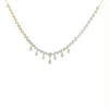Marquise Diamond Fringe Necklace