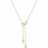 Multi Shape Lariat Necklace