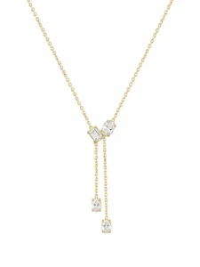 Multi Shape Lariat Necklace