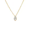 Marquise Diamond Pendant Necklace