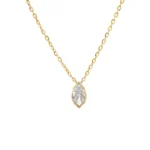 Marquise Diamond Pendant Necklace