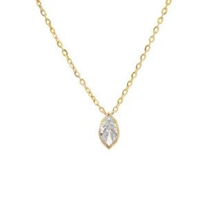 Marquise Diamond Pendant Necklace