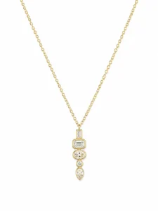 Multi Shape Diamond Necklace