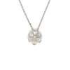 Floral Diamond Pendant Necklace
