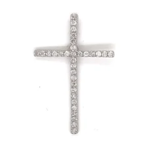 Diamond Cross Pendant Necklace