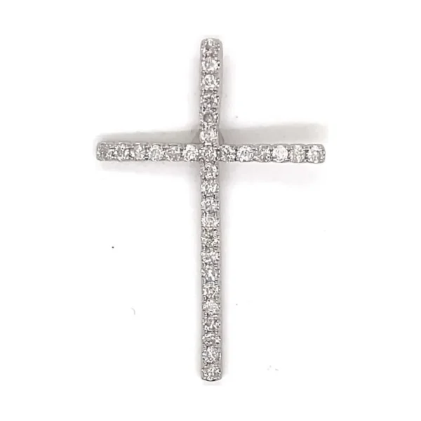 Diamond Cross Pendant Necklace