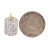 Diamond Dog Tag Pendant