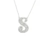 Diamond Initial S Necklace
