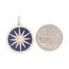 Lapis Starburst Medallion Pendant