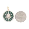 Starburst Diamond Medallion Pendant