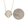 Clover Diamond Pendant Necklace