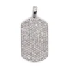 Diamond Dog Tag Pendant