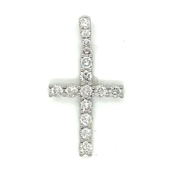 Diamond Cross Pendant Necklace