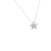 Floral Diamond Pendant Necklace
