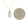 Opal Diamond Pendant Necklace