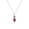 Marquise Ruby Pendant Necklace