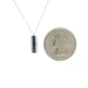 Baguette Gemstone Bar Necklace