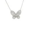 Butterfly Diamond Pendant Necklace
