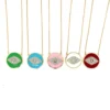 Enamel Evil Eye Necklace