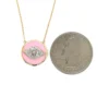 Enamel Evil Eye Necklace