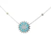 Turquoise Evil Eye Necklace