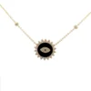 Onyx Evil Eye Necklace