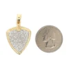 Shield Diamond Pendant Necklace