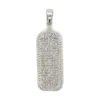 Diamond Dog Tag Pendant