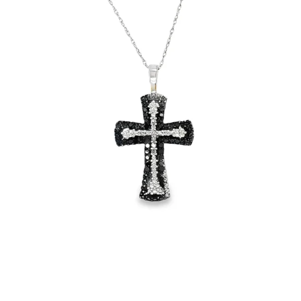 Diamond Cross Pendant Necklace