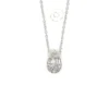 Teardrop Diamond Pendant Necklace