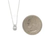 Teardrop Diamond Pendant Necklace