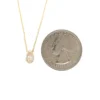 Teardrop Diamond Pendant Necklace