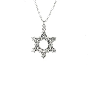 Star Diamond Pendant Necklace