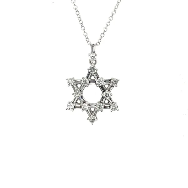 Star Diamond Pendant Necklace