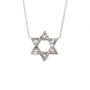 Star Diamond Pendant Necklace