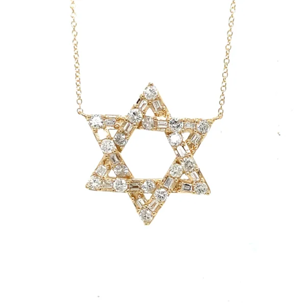 Star Diamond Pendant Necklace