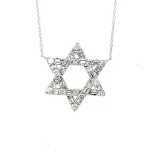 Star Diamond Pendant Necklace