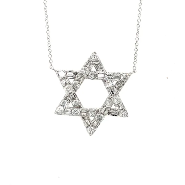 Star Diamond Pendant Necklace