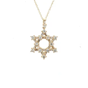 Star Diamond Pendant Necklace