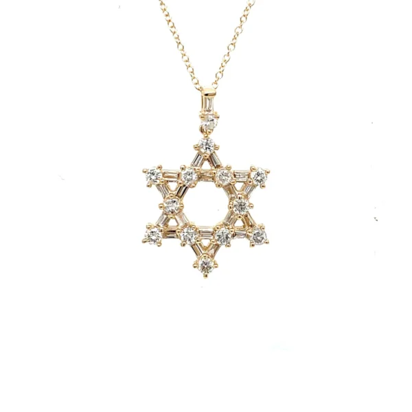 Star Diamond Pendant Necklace