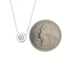 Round Diamond Enamel Necklace