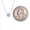 Pink Enamel Diamond Pendant