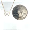 Enamel Diamond Pendant Necklace