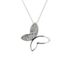 Butterfly Diamond Pendant Necklace