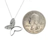 Butterfly Diamond Pendant Necklace