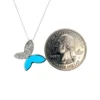 Turquoise Butterfly Pendant Necklace